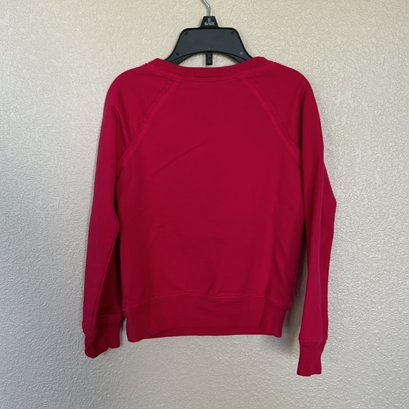 Girls pink sweatshirt size 6 - Picture 3 of 5
